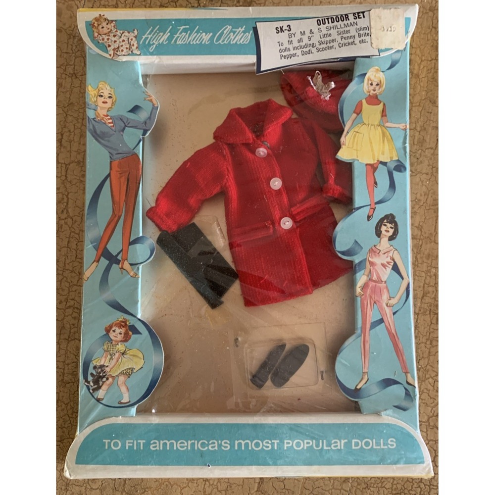 Vintage Barbie Skipper Shillman NRFP outfit OUTDOOR SET FOR THE COLLECTOR